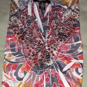 Style & Co Beautiful Colorful Flowy Tunic Top